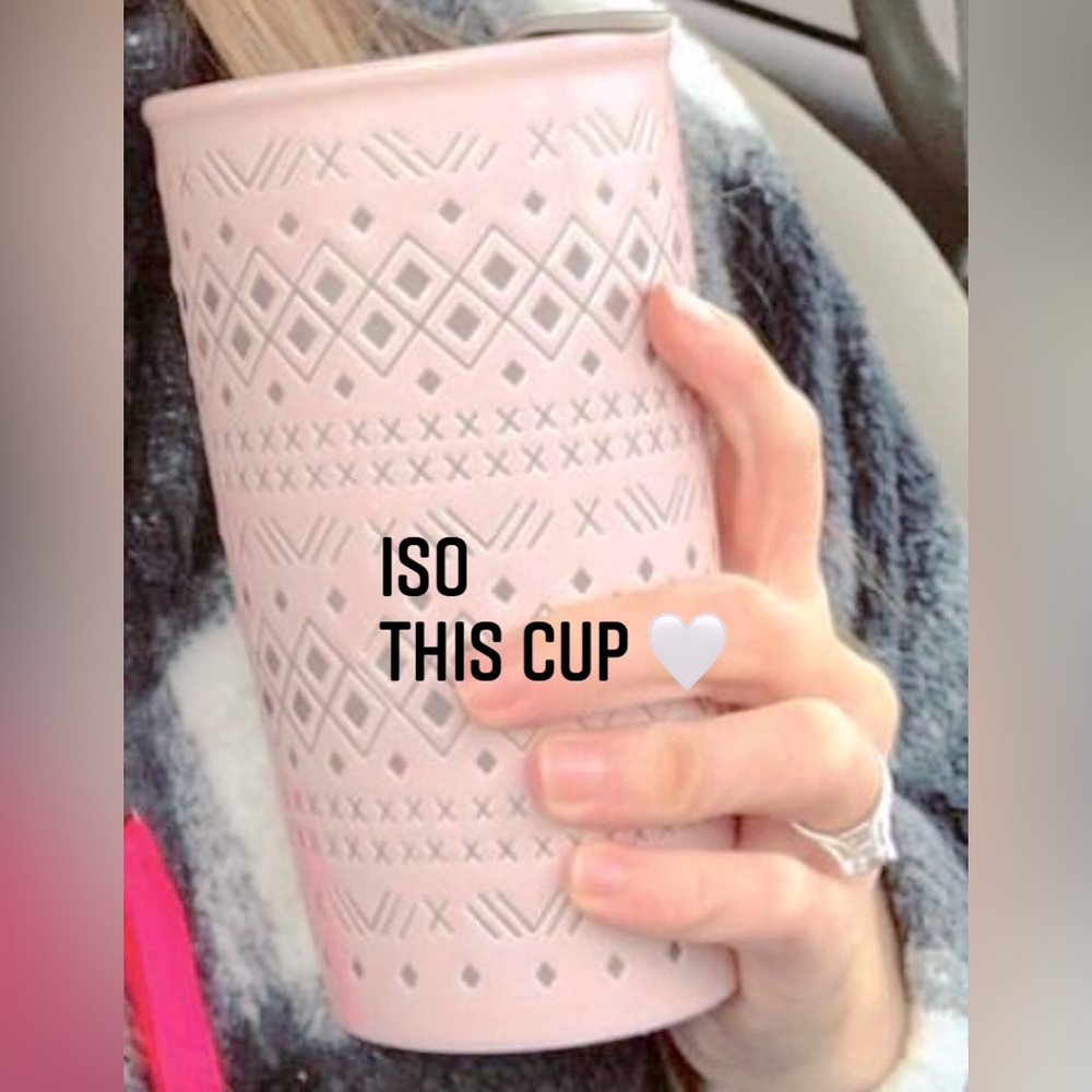 ISO this exact cup// it’s a ceramic coffee tumbler from Target Dollar Spot//